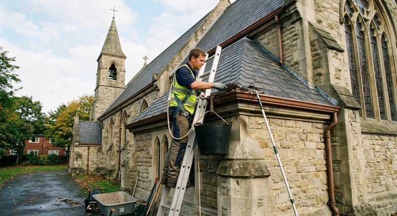 Church Gutter Repair in Roseville, CA