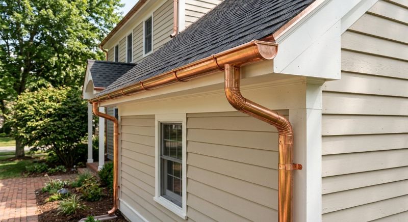 Copper Gutter Replacement in Clarksville, TN