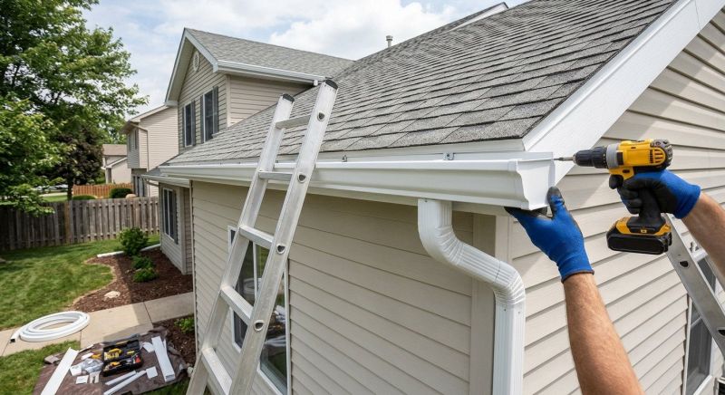Vinyl Gutters Installation in Mcdonough, GA