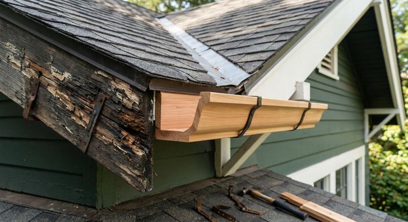 Wood Gutter Replacement in Clarksville, TN