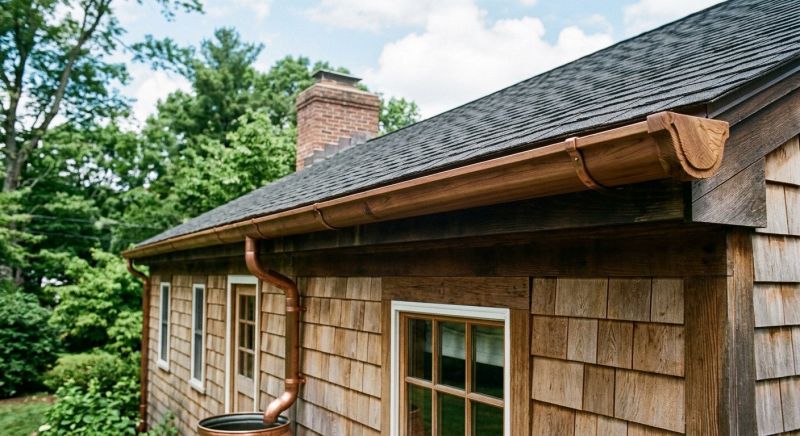 Wood Rain Gutter Installation in Clarksville, TN