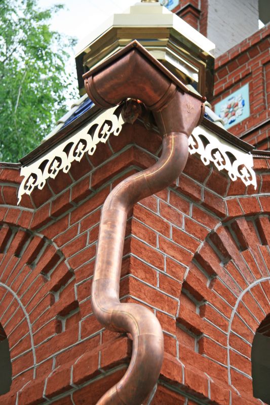 Copper Downspout Installation in Mcdonough, GA