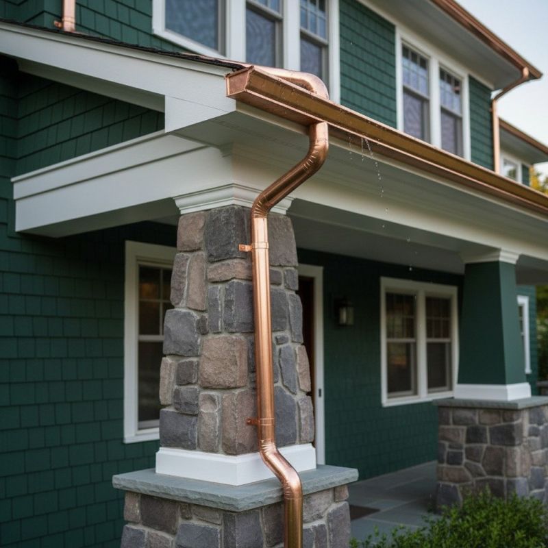 Copper Gutter Installation in San Francisco, CA