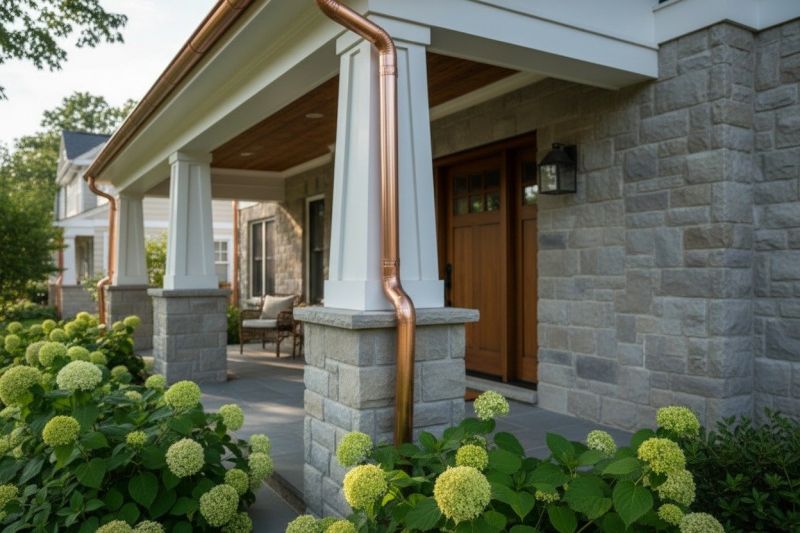 Copper Gutter Installation in Mcdonough, GA