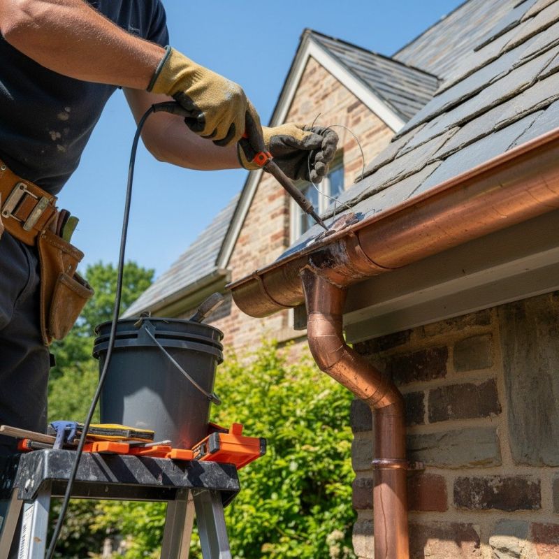 Copper Gutter Repair in Mcdonough, GA