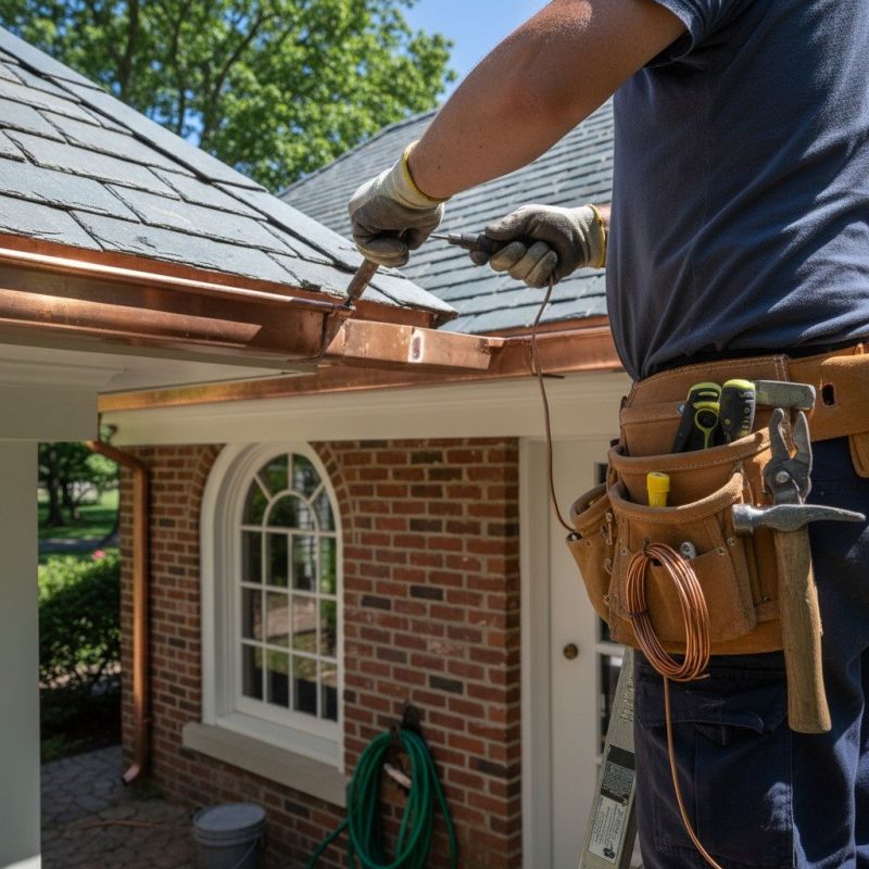 Copper Gutter Repair in Mcdonough, GA