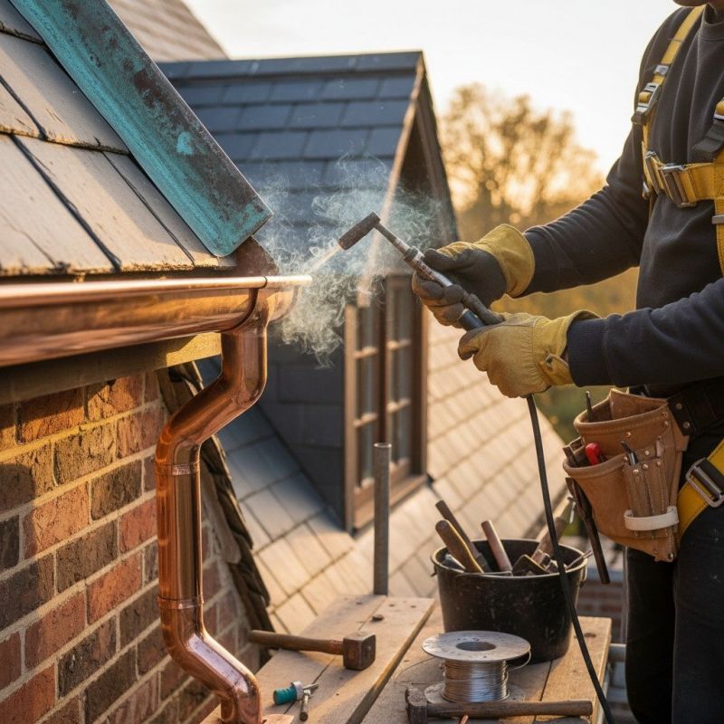 Copper Gutter Repair in San Francisco, CA