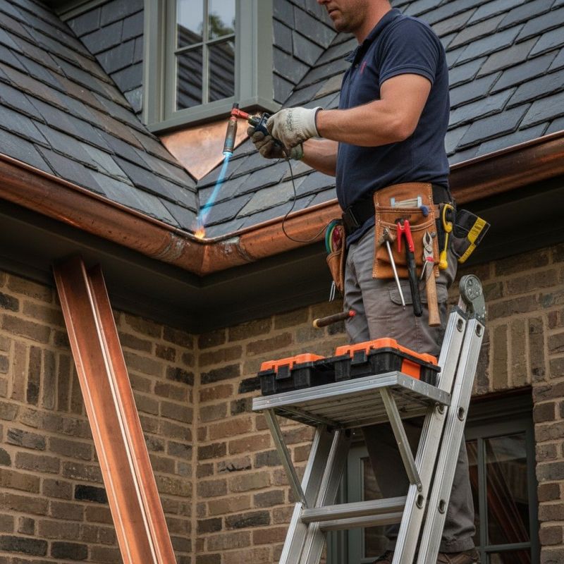 Copper Gutter Repair in San Francisco, CA