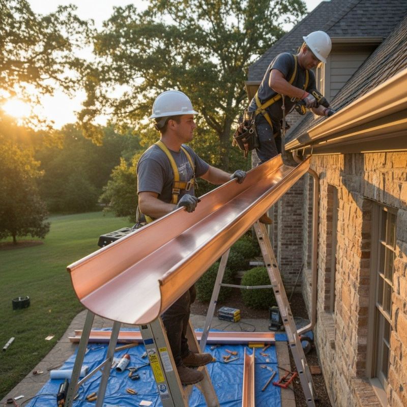 Copper Rain Gutter Service in San Francisco, CA