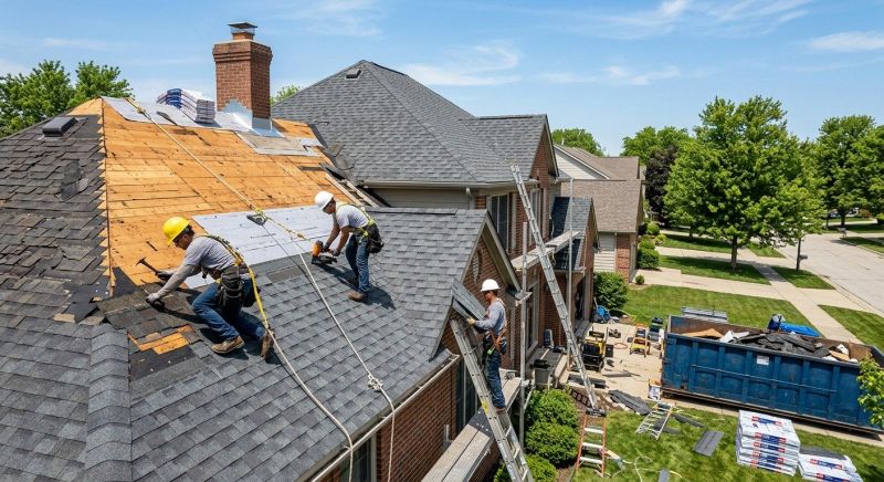 Leaky Roof Replacement in Framingham, MA