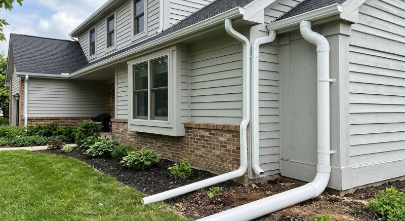 Pvc Downspout Installation in Clarksville, TN