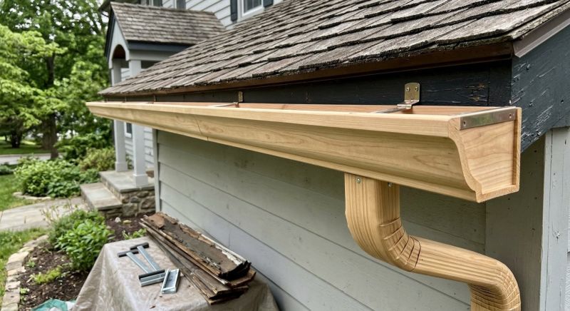 Wood Gutter Replacement in Mcdonough, GA