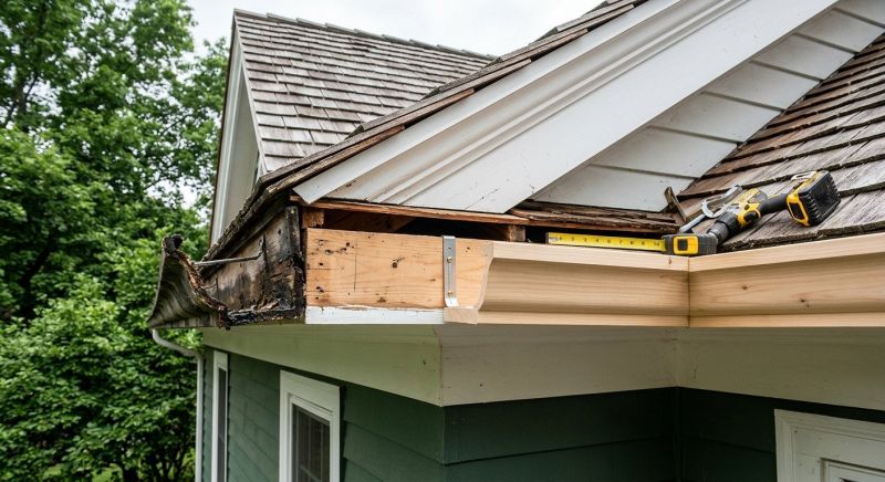 Wood Gutter Replacement in Clarksville, TN
