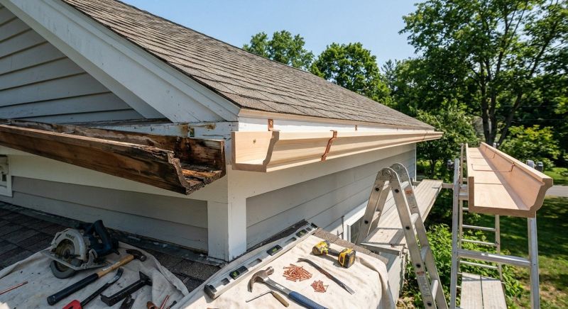 Wood Gutters Installation in Clarksville, TN